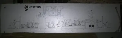 Kusters, Continuous Open Width Bleaching Range, 2004, 3200mm Working Width, 70 m/min