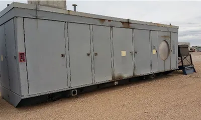 Gas Turbine Containers, Generator, Gear Box, No Engine, 3 MW