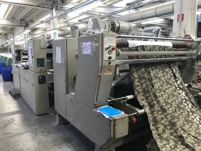 Reggiani, Prima, 2001, 1800mm Working Width, 10 Colors, 3 Rotary Heads, 3 Chambers Gas Dryer
