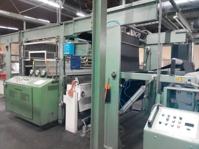 Sucker + Franz Müller, SF, 1987, Emery Machine, Sander, with Kelva Web Cleaning and Gefiss Center Winder