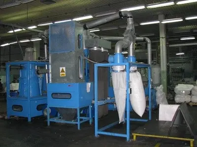 Noworoll, RK-1500, 2001, Polyester Ball Process Line, 200 kg/h