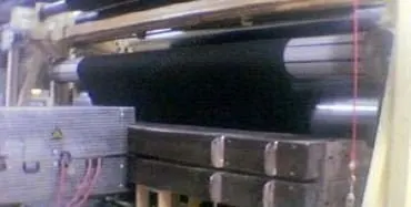Extrusion Line, 1870mm, 2001, with Silos, Dosage Unit, Extruder Screw, Cooling Rollers