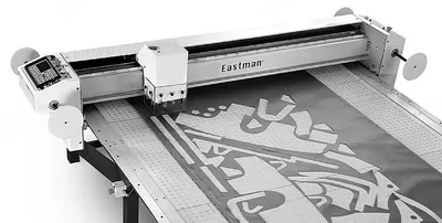 Eastman, M9000, 2009, 20' x 72', Vacuum Table, 3-Tool Cutting Head