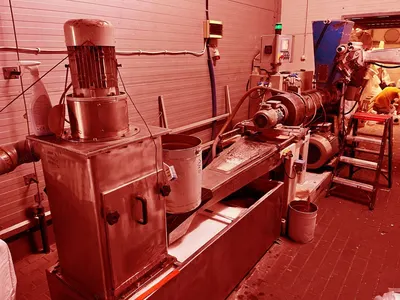 Munchy, 100, 2008, 110 kg/h Capacity, 60mm Screw, Underwater Pelletizing