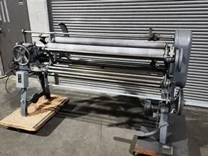 Utica, Fabric Roll Slitter, 68" Overall Shaft, 12" Blade, 220V