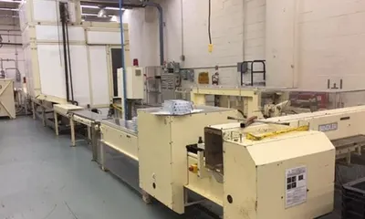Carle & Montanari, MLR275, 1987, One Shot Chocolate Moulding Line, 12-14 Moulds/Minute, 380V