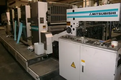 Mitsubishi, 3 H 4, 1999, 4 Colors, 72x102cm, Alcohol Dampening System, Technotrans