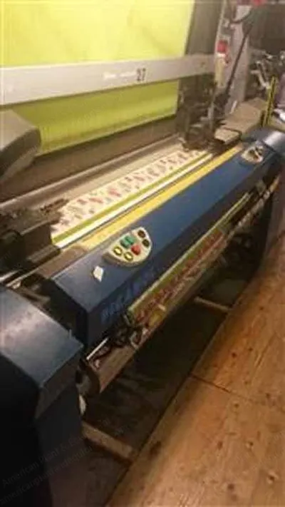 Picanol, Gammax-12-J-190, 2003, Rapier Weaving Loom, 1900mm Working Width, 12 Colors, Pre-equipped for Jacquard