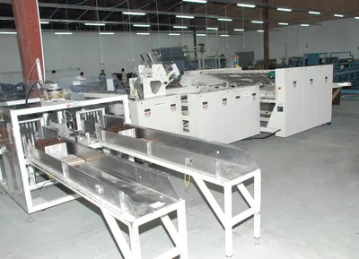 Texpa, QSNN 243-2000/1, Automatic Fitted Sheet Transfer Sewing Line, 2000mm Width