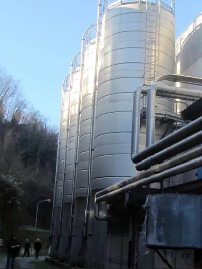 NovaStar, Inox Silos for Chips, 50,000 kg Capacity, Weight Control