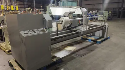 Eastman, Baloney Slitter, 120" Roll Capacity, 14" Cut Capacity, 16" Blade