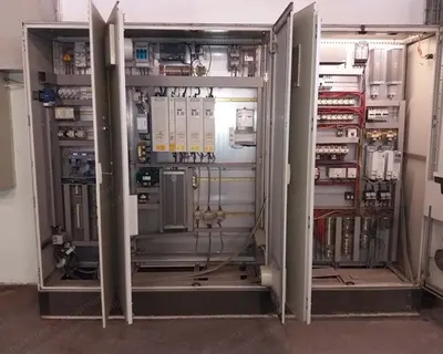 Osthoff, U97/2, 2001, Singe and Desize Machine, Width 3200mm, 2 Burners