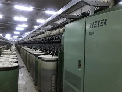 Rieter, Complete Open-End Spinning Mill, 1995 to 2002, 11x Open-End Spinning Machines, 9x Drawing Frames, 6x Carding Machines