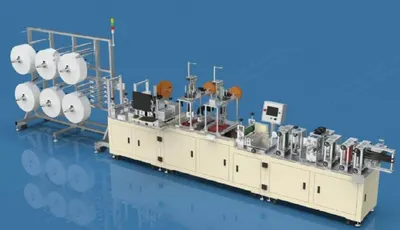 NovaStar, FM134, Automatic KN95 Mask Making Line, 40 to 50 pcs/min, 9000x1500x2200mm