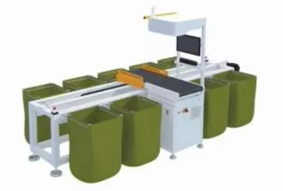 NovaStar, IC127, Reciprocating Sorter, 9 Gates, 1500 to 2000 Order/h, 0.1 to 10kg Capacity