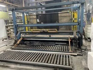 Schaetti, Powder Scatter Coating and Lamination Line, 2000, Working Width 3200mm, with Calender