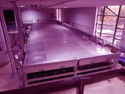 Krones, Tunnelpasteur Linaflex LC, 2013, 96 m² Treatment Area, Steam, 10 Zones