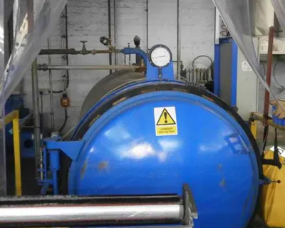 William Arnold, P40 / D1000, 1997, Autoclave Yarn Steamer with Babcock Wanson VPX 800 RR Steam Generator