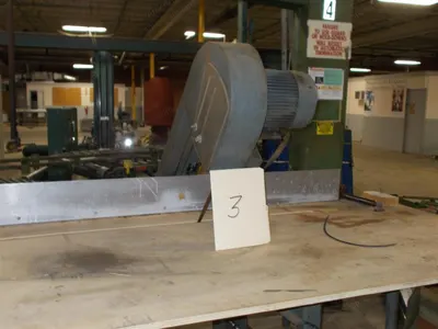 Shop Made, Angle Bandsaw, 48x96in Table, 18in Blade
