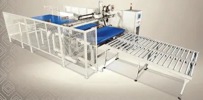 MPT Group, Auto-Tuft, Fully-Automatic Mattress Tufting Machine, Capacity 200 Mattresses per 8 Hours, Widths 2.5ft to 7ft