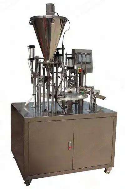 NovaStar, CF101, Rotary Coffee Capsule Filling Sealing Machine, 600 to 800 cups/hr, 5 to 10g, 30L Tank