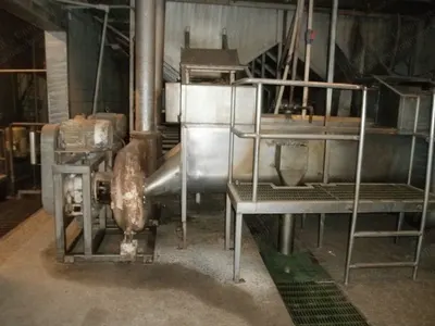 Flume Hopper, Stainless Steel, 44" x 8'
