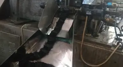 Meccaniche Moderne, Staple Fiber Processing Line, 1996, 300 kg/h Capacity, 130mm Extruder