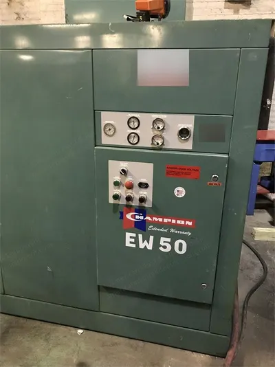 Champion, EW50, Rotary Screw Compressor, 50 HP, 200 CFM, 125 PSI