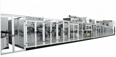 NovaStar, DH118, Automatic Pet Pad Making Machine, 200 pads/min, 330kW, 23x3.5x2.5m