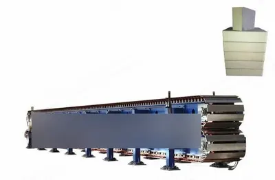 NovaStar, PN111, Polyurethane Sandwich Sheet Production Line, 1200mm Width, 20-30mm Thickness, 18m Laminating Machine