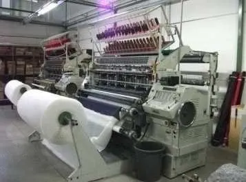Meca, Farside Eco, 1990, 1500mm Working Width, Electronic Quilting Machines with Policomm Roll Packing Machine