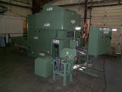 DTM, Pillow Blowing System, 2005, 2-Nozzle, 36 inch Feeder, 42 inch Opener, 480 VAC