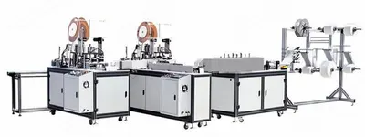 NovaStar, FM125, Fully Automatic Face Mask Machine, 90 to 110 pcs/min, 12kW, 6000x4000x2000mm