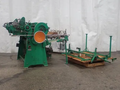 Beck, Rotary Sheeter, 55" Width, One Roll Unwind Stand, Jogger Table