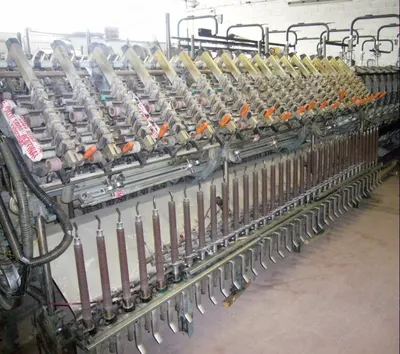 Gaudino, FPK 8C, 1992, Semiworsted Spinning Machine, 180 Spindles, 105mm Gauge, 75mm Ring Diameter