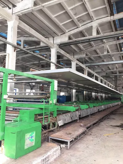 Ichinose Flat Bed Printing Machine, 2008, 2400mm, 16 Colors, Oil Heated