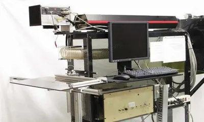 Synrad, 57-1, 1997, Galvo Head, 100 Watts, Neslab Chiller