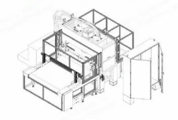 Schwabe, SR, Flat Bed Die Cutting Press, 150 Tons, 64x36in Bed, 8in Daylight