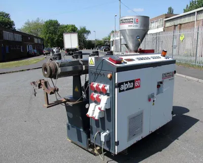 Cincinnati, Alpha 60, 2006, 60mm Screw Diameter, 25 L/D, 33 kW AC Drive