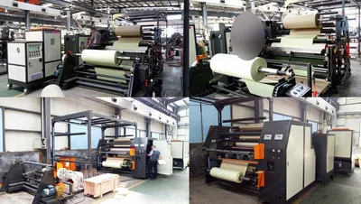 NovaStar, CG161, Semi-Automatic Hot Melt Coating Machine, 2000mm Width, 50 m/min