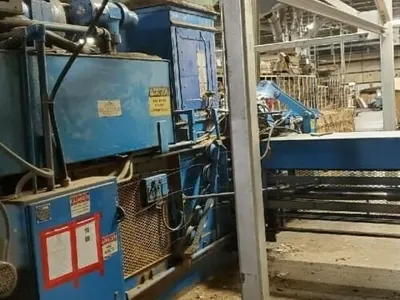 American, Horizontal Auto Tie Baler, 8" Cylinder, 60 HP Motor