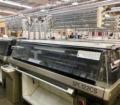 Shima Seiki, SPL122CS, Flat Knitting Machine, Width 1220mm, Gauge 7/10, Warp Insertion Capability