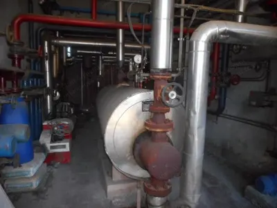 Therma Oil Boiler, 1986, 2,500,000 kCal/h, Gas Burner, with Steam Converter