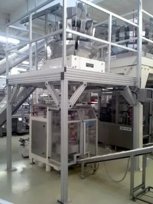 Kopas, Yamato, Vertical Form Fill Seal Bagging Line, 10-Heads, Max Bag Width 260mm, 8g to 1000g