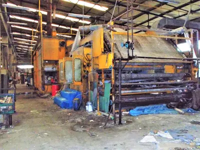Charvo Thermobonding and Spray-Bonding Oven, 1999, 4500mm Width, Double Pass, Gas Heated