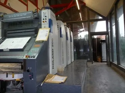 Roland, R 204 E TOB, 2010, 4 Printing Units, 520x740mm Max Paper Size, 13000 S/H Max Speed