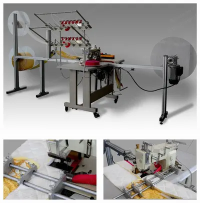 NovaStar, QL205, Faux Pillow-Top Auto Sewing Machine, Max. Speed 12 m/min, Max. Border Width 320mm, 220V