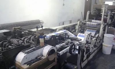 Tatran, SOS Bag Making Machine, 1989, 4-Color Flexo Printer, Max Width 520mm, 8000-10000 pcs/h