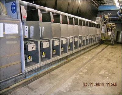 Barmag, SW46 1S-800, 1988, POY/FOY Filament Spinning Machine, 64 Ends, 1300 To/a Capacity