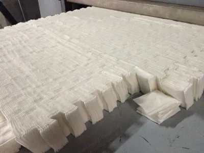 NovaStar, CE130, Square Cotton Pad Production Machine, 1800 to 3000 pcs/min, 40-100mm Product Size, 4.5kW